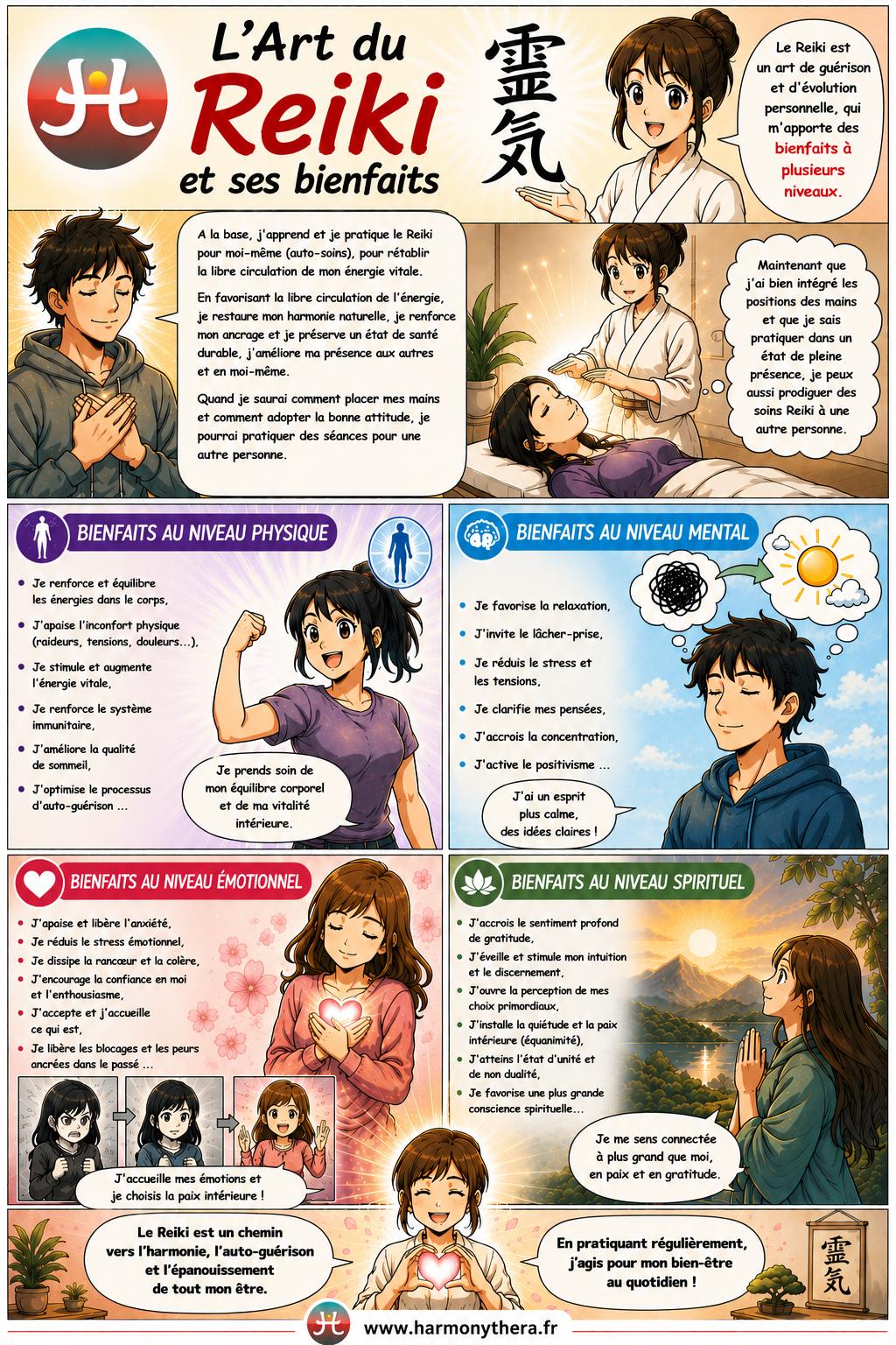 Manga bienfaits reiki